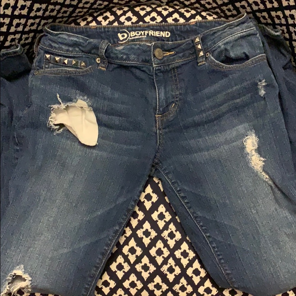 Pacsun bullhead ripped boyfriend jeans